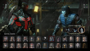 Mortal Kombat X's fighters. This is the only graphic on the internet that didn't have the words FINISH HIM/HER on it. I'm kidding. Mostly.