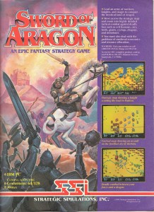 The original Sword of Aragon ad.